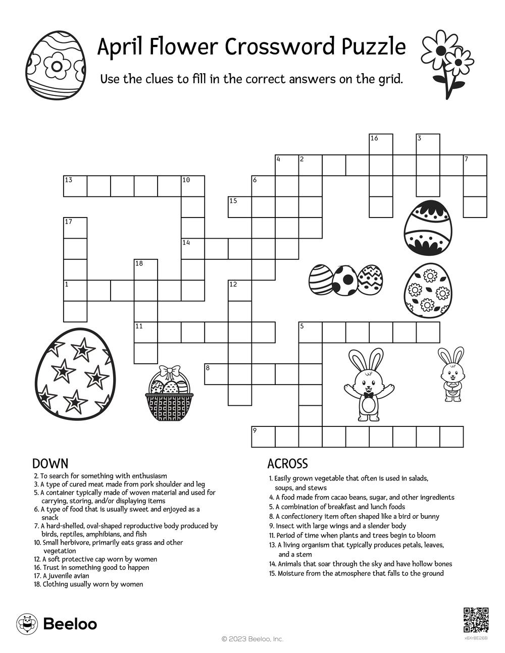 April Crossword Puzzle Printable Free Crossword Puzzles Printable April Crossword Puzzle Printable Free Crossword Puzzles Printable