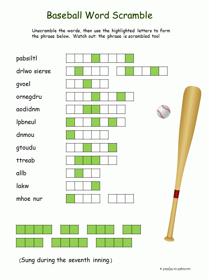 Baseball Crossword Puzzle Baseball Firsts Printable C Vrogue co