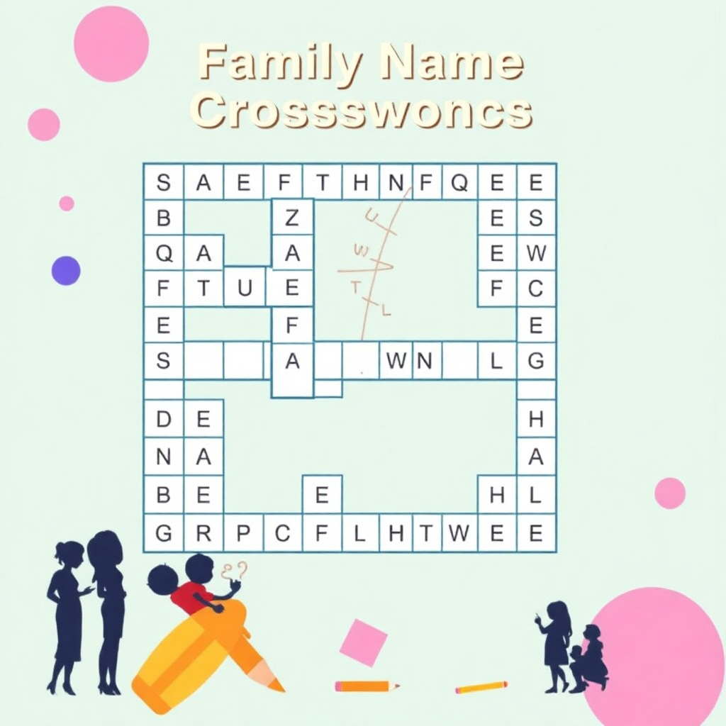 Best Family Name Crossword Generator Free Vondy