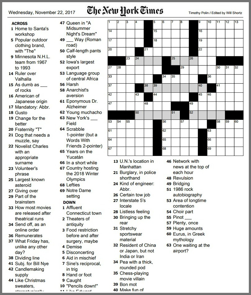 Best Fiction 2024 Nyt Crossword Gray Phylys
