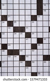 Blank Crossword Puzzle Sheet Background Stock Photo 1579471333 