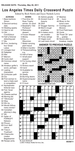 Canonprintermx410 26 Best La Times Daily Crossword