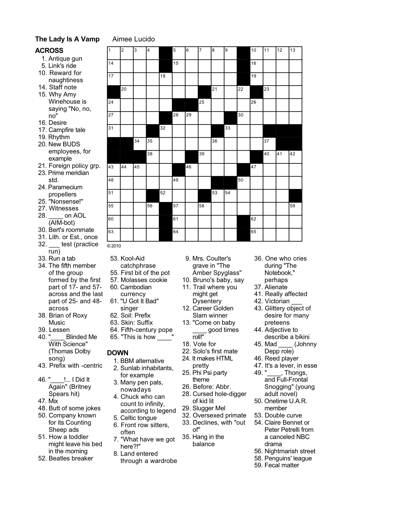 Canonprintermx410 26 Fresh Free La Times Crossword La Times Free 