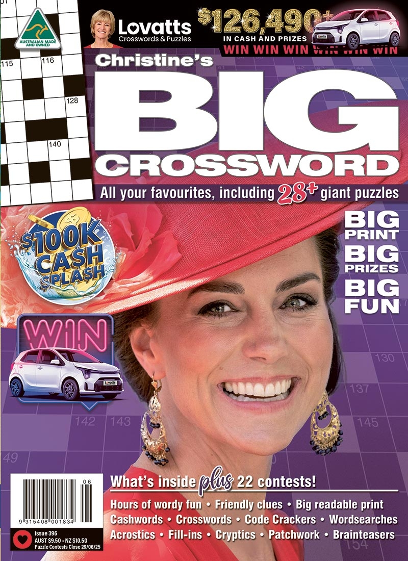 Christine 39 s BIG Crossword Magazine Lovatts Crosswords Puzzles
