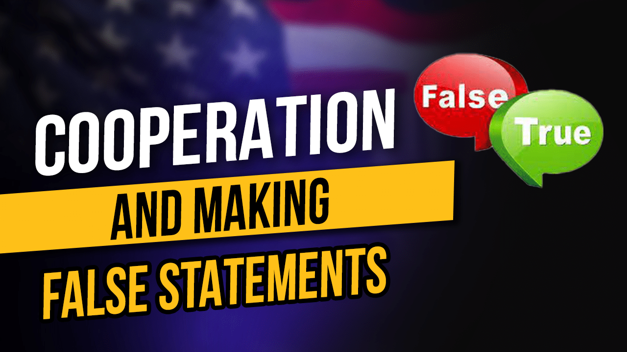 Cooperation And Making False Statements Prison Professors