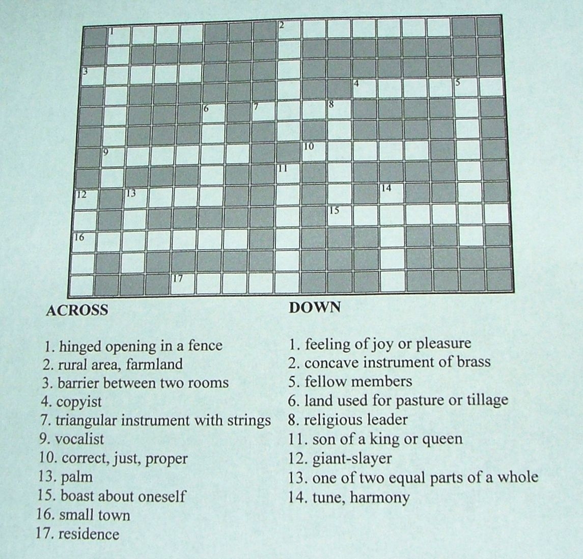 Create A Crossword Puzzle Free Printable Printable Templates Free