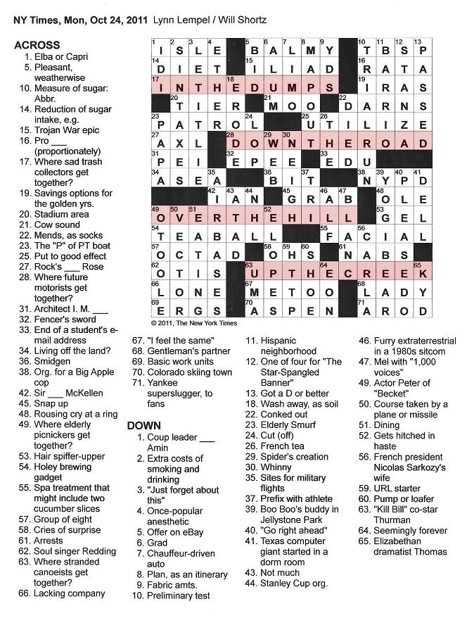 Crossword Clue For Recent