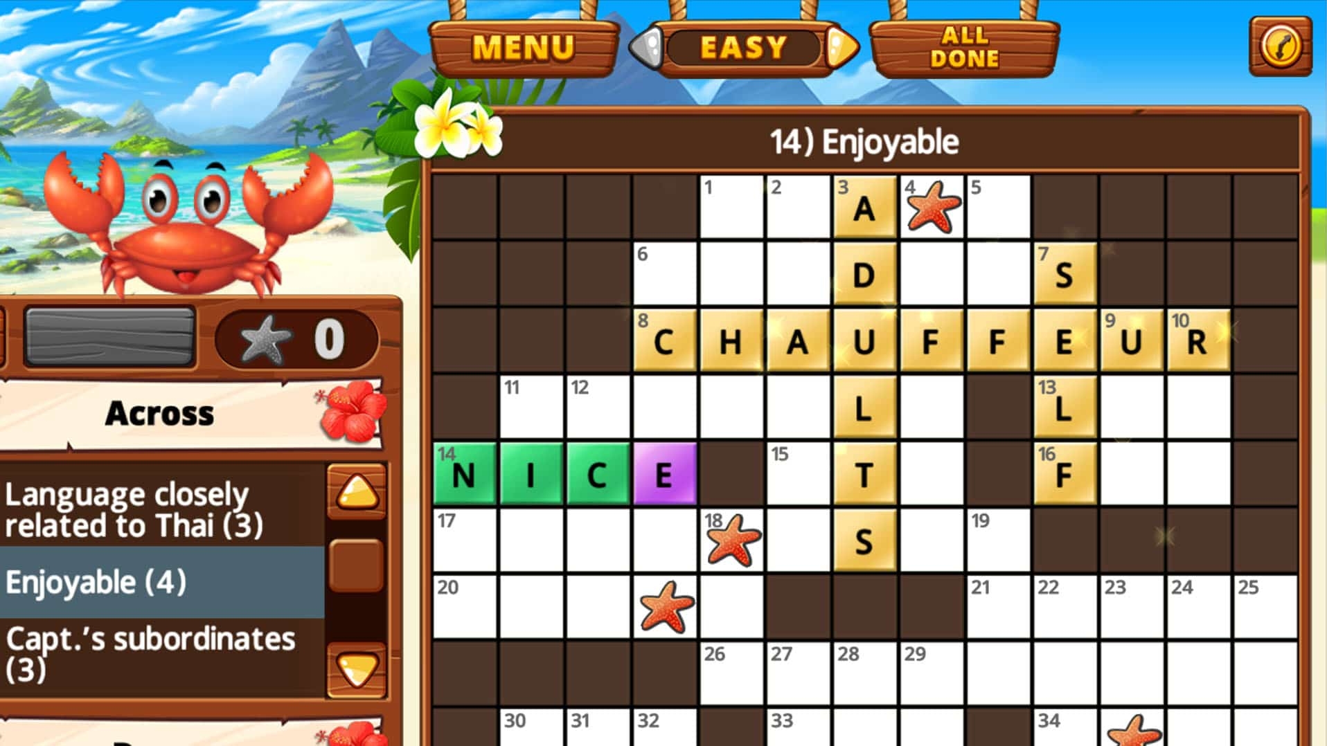 Crossword Cove HD Free Online Crossword Game Pogo
