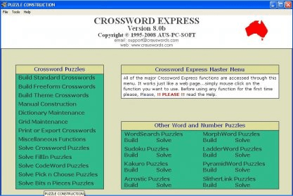 Crossword Express 8 0 Download Free CWE32 EXE