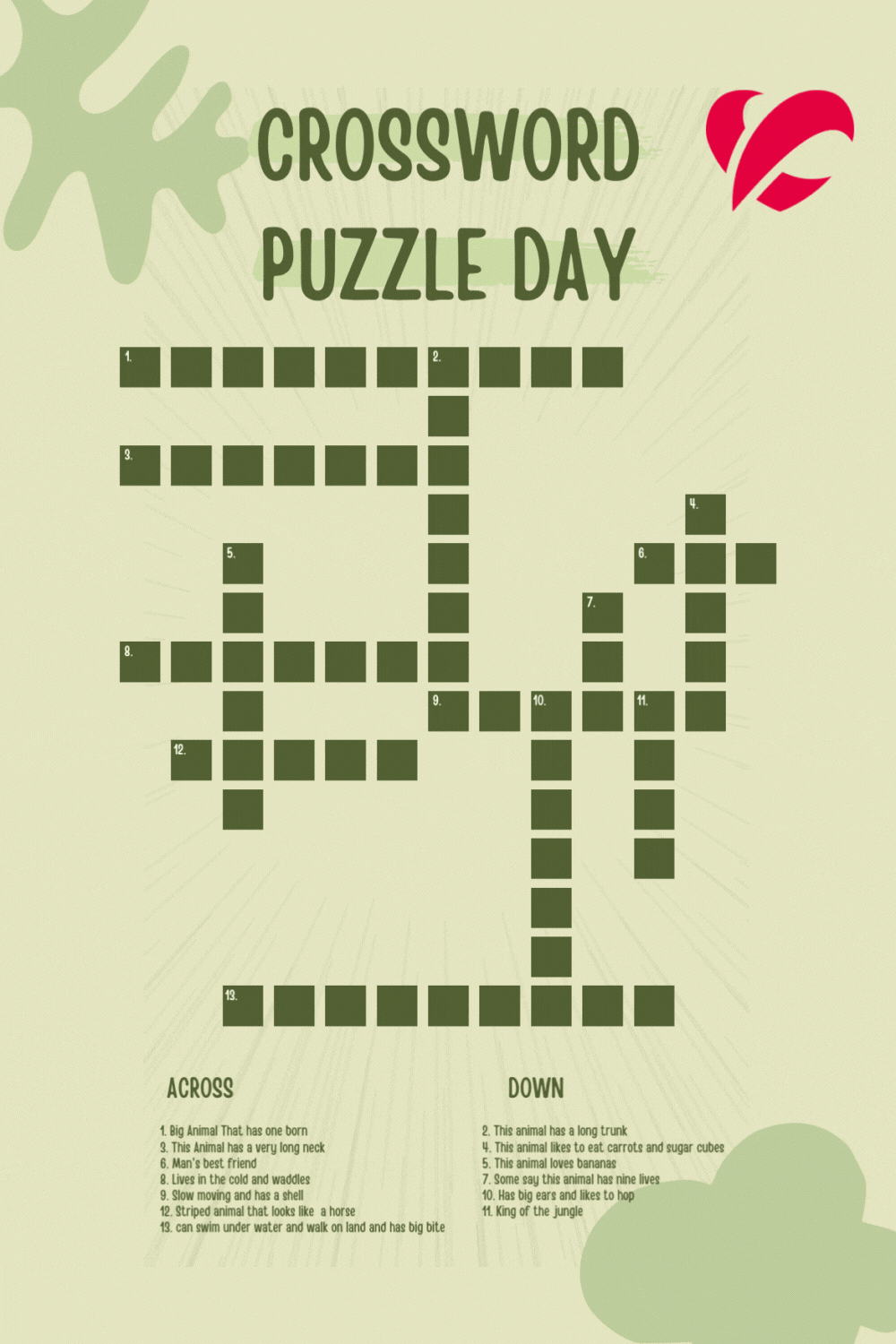 Crossword Puzzle Day 2024 Artofit