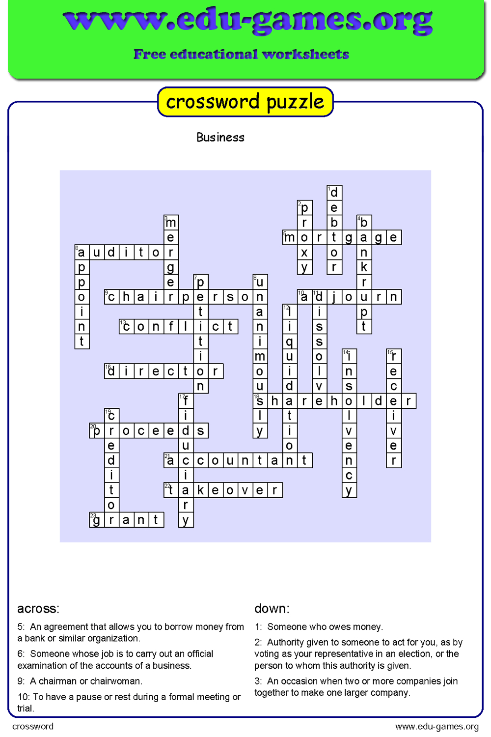 Crossword Puzzle Generator Create And Print Fully Customizable 