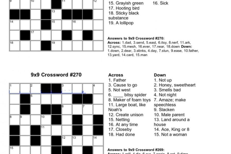 Crossword Puzzle Maker 50 Words Free Printable James Crossword Puzzles