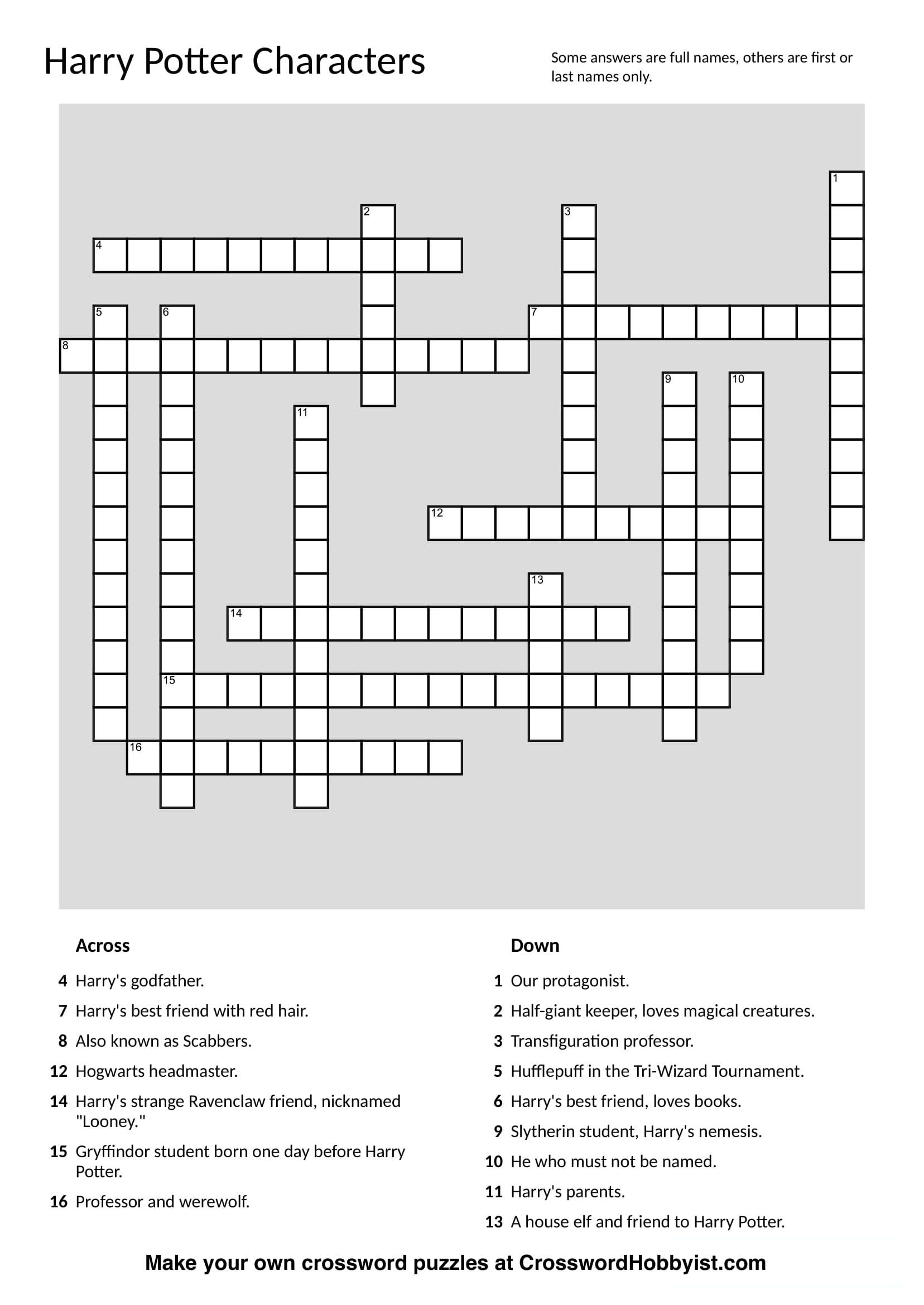 Crossword Puzzle Maker Free Pastoralways