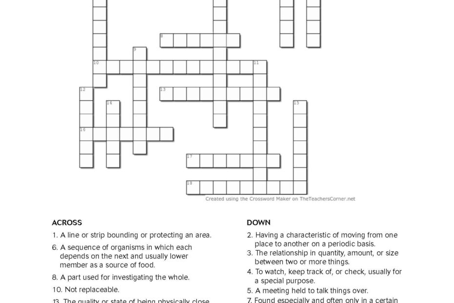 Crossword Puzzle Pacific Islands Natural Inquirer