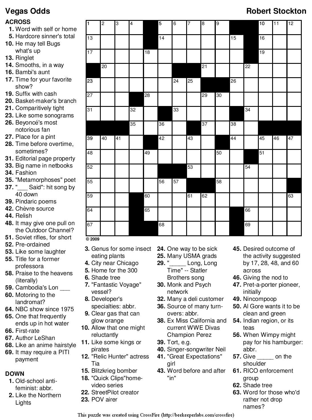 Crossword Puzzle Printable Hard Printable Crossword Puzzles