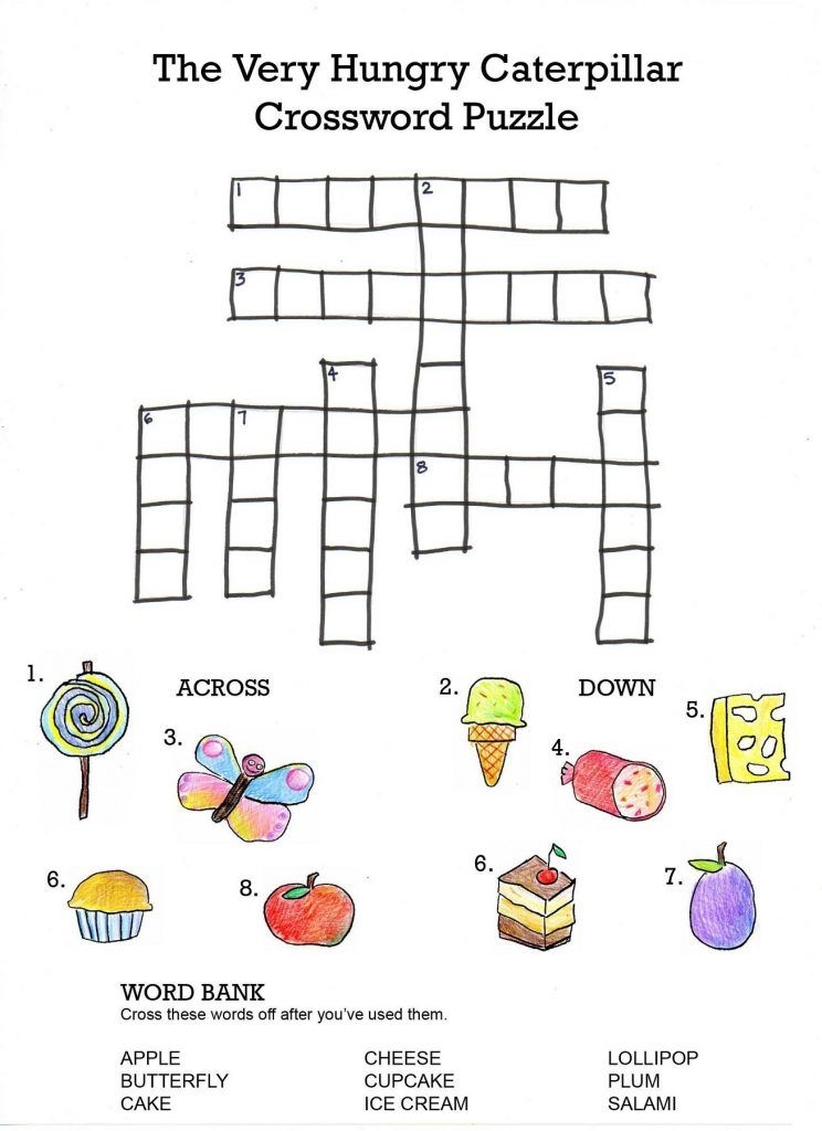 Crossword Puzzles For Kids Artofit