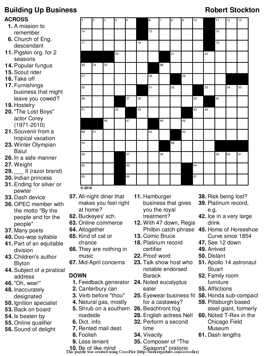 Crossword Puzzles Usa Today