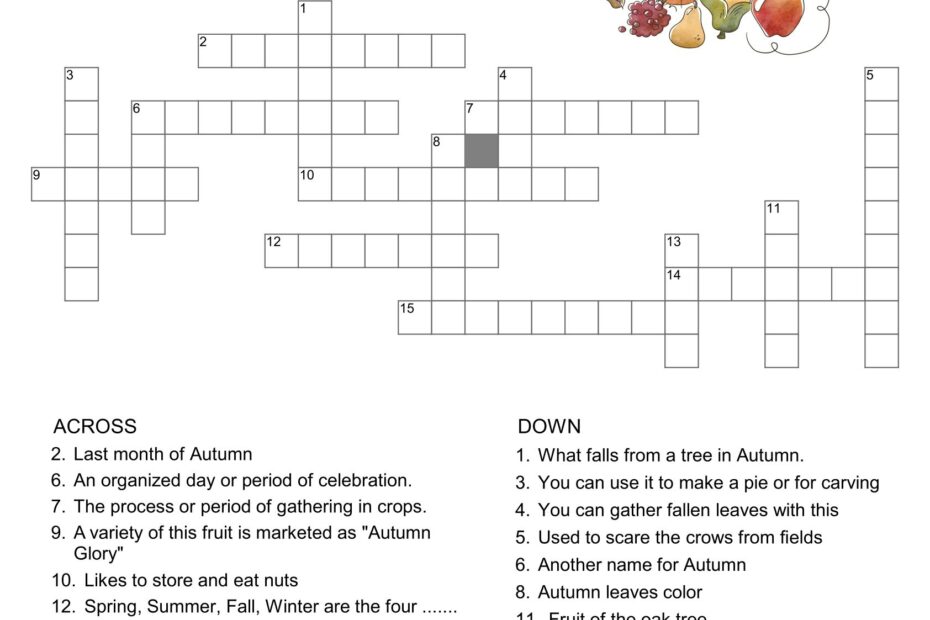 Crossword Puzzles With Answers Printable Printable JD