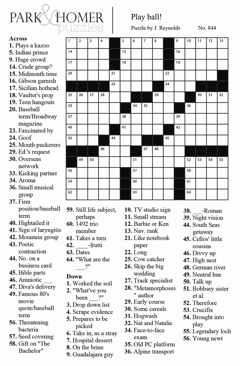 CROSSWORD The Austin Chronicle