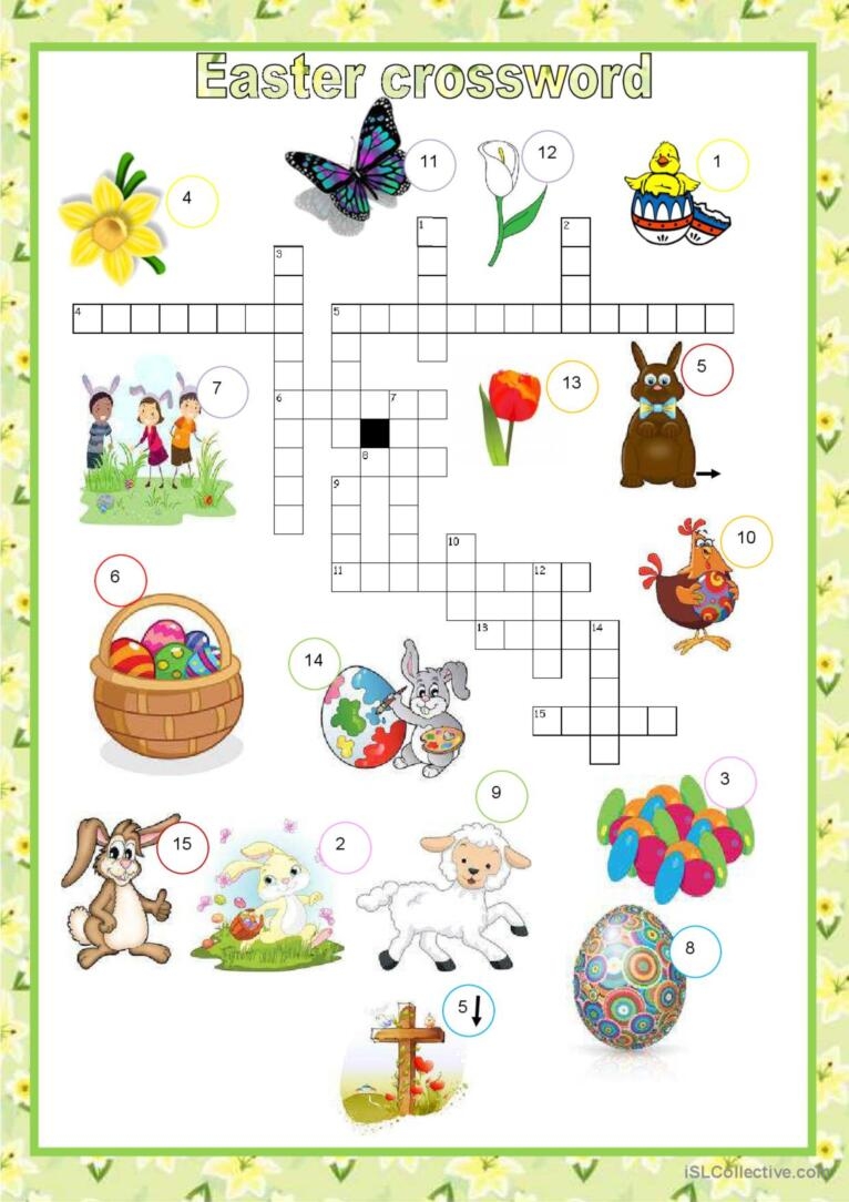 Crosswords Easter Crossword English ESL Worksheets Pdf Doc Crosswords Easter Crossword English ESL Worksheets Pdf Doc