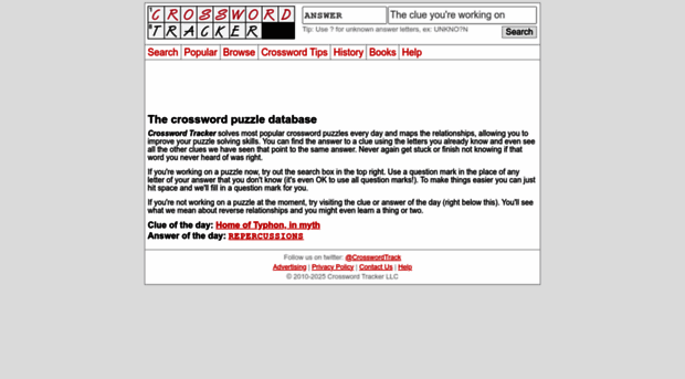 Crosswordtracker Crossword Puzzle Solver Cros Crossword 