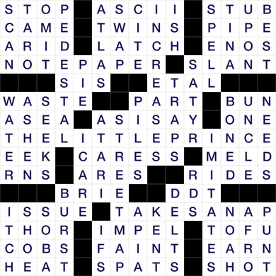 Daily Commuter Puzzles Daily Commuter Crossword Answers