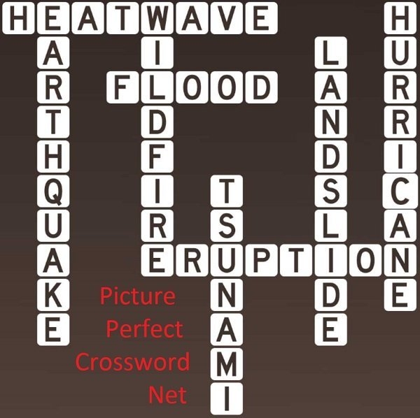 Disaster Picture Perfect Crossword