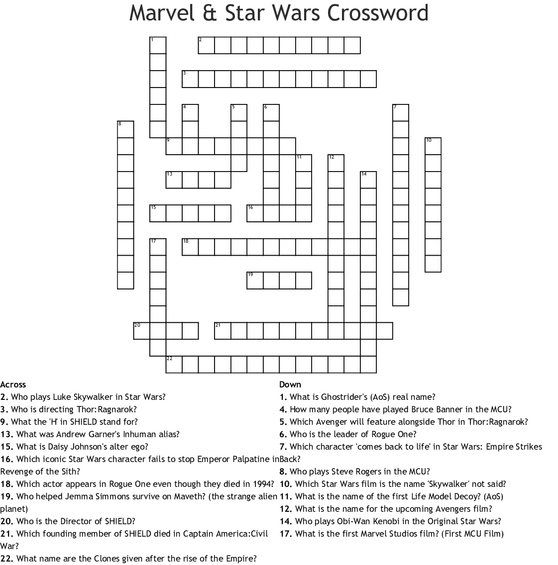 Diversions Crossword Star Printable James Crossword Puzzles