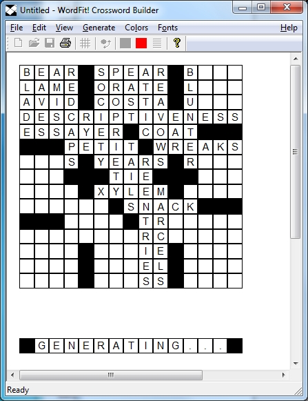 Download WordFit Crossword Builder