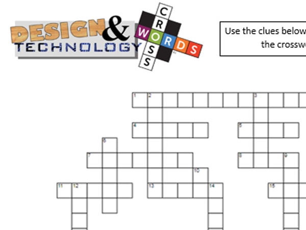 DT Crossword Tools And Materials Teaching Resources