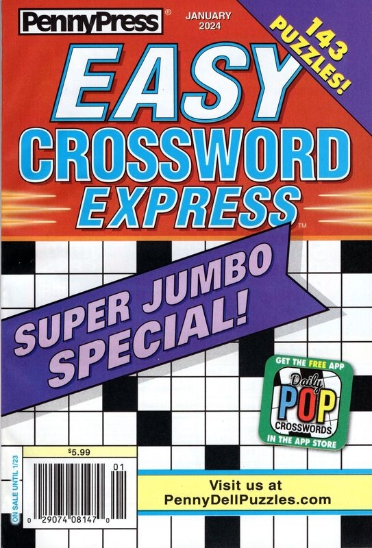 Easy Crossword Express January 2024