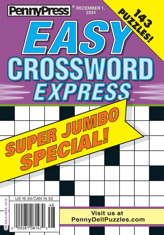 Easy Crossword Express Penny Dell Puzzles