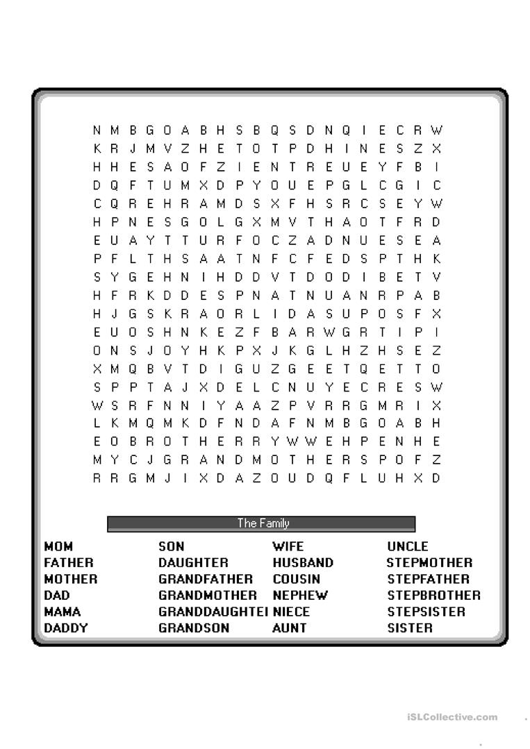 Elementary Crossword Puzzle
