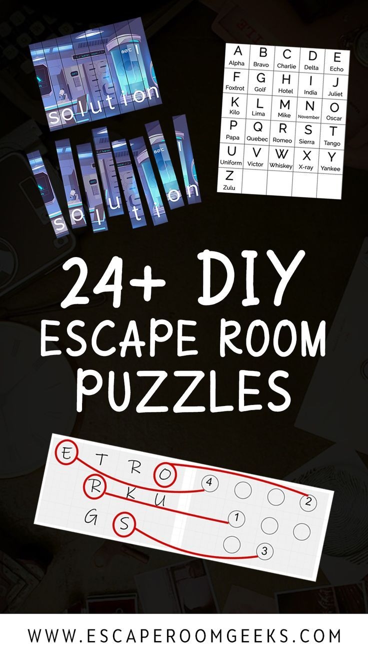 Escape Room Printable Puzzles Printable New Year Banners
