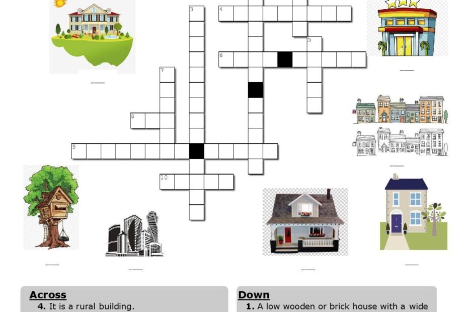 Estate Home Crossword Clue