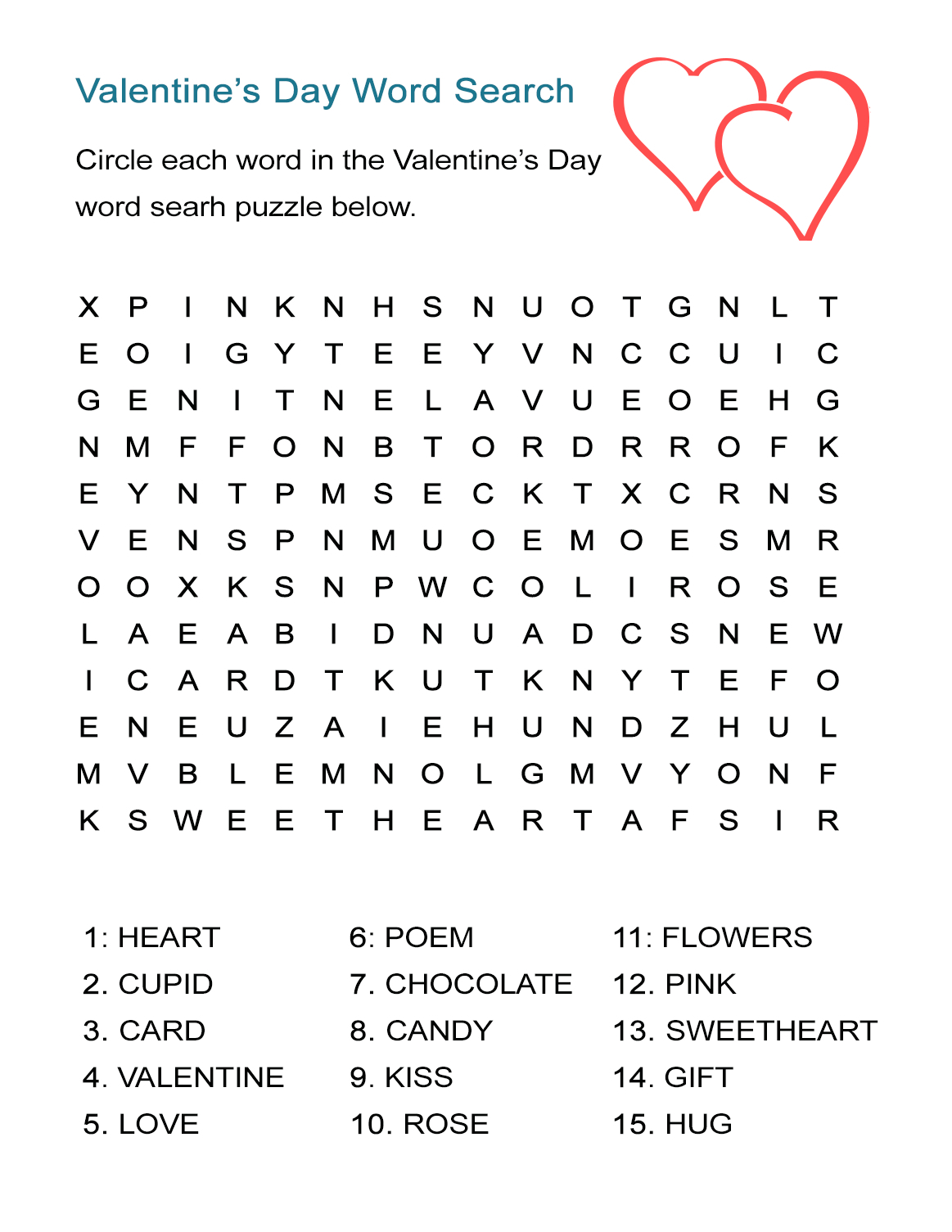 February Crossword Puzzle Printable Printable Crossword Puzzles