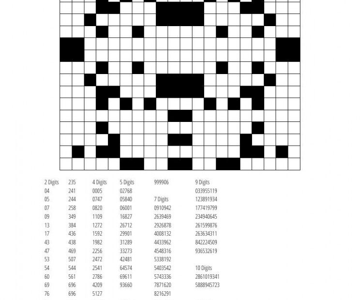 Fill In Puzzles Free Printable FREE Printable HQ