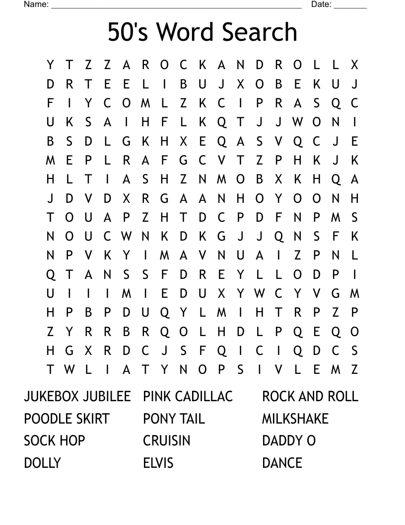 Free Crossword Puzzle Maker Printable 50 Words Printable Online
