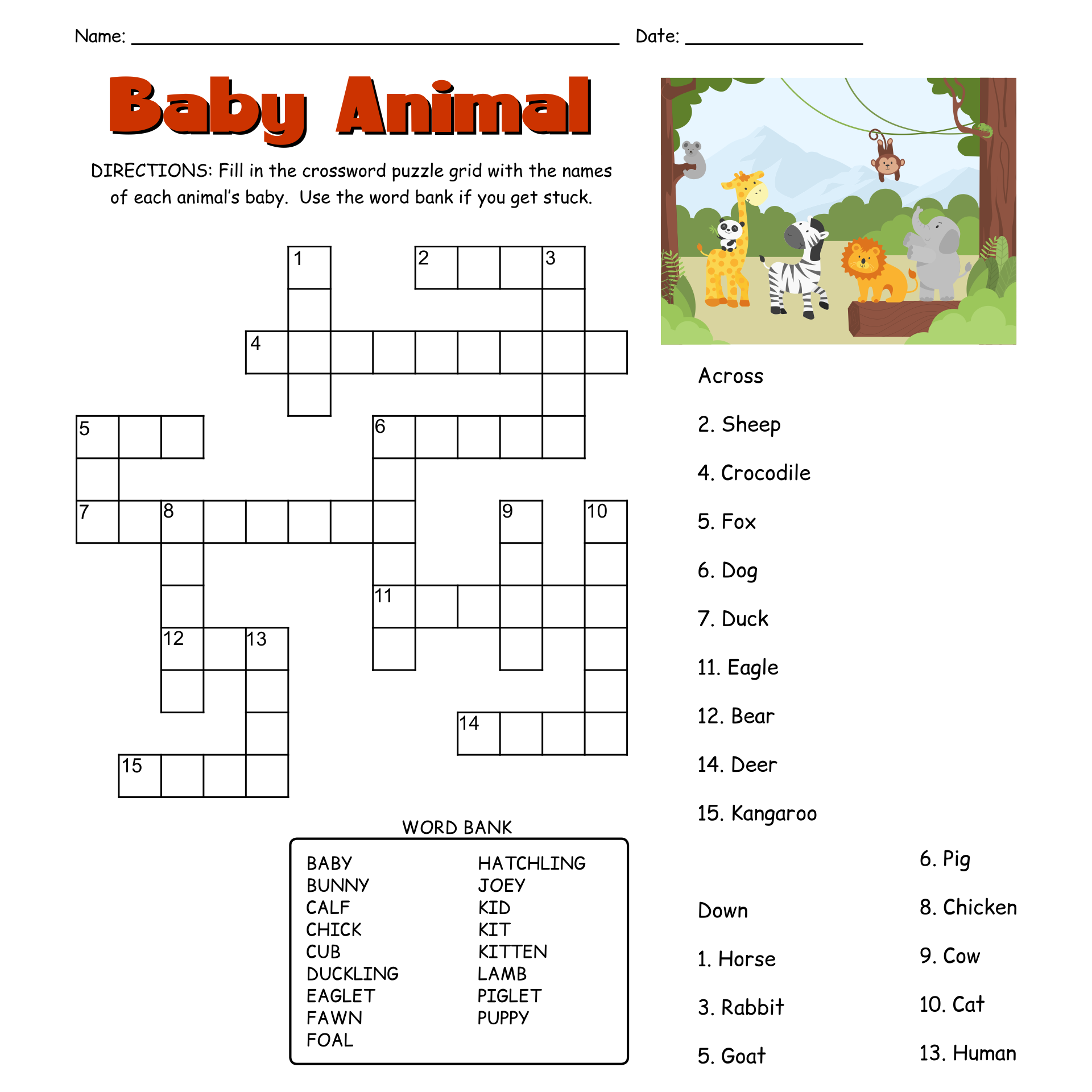 Free Crossword Puzzle Maker Printable Large Batmanindo