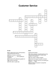 Free Printable Crossword Puzzles