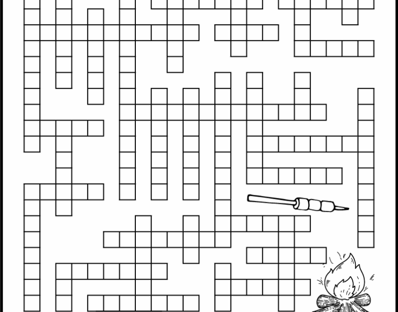 Free Printable Fill In Crossword Puzzles Free Crossword Puzzles Printable