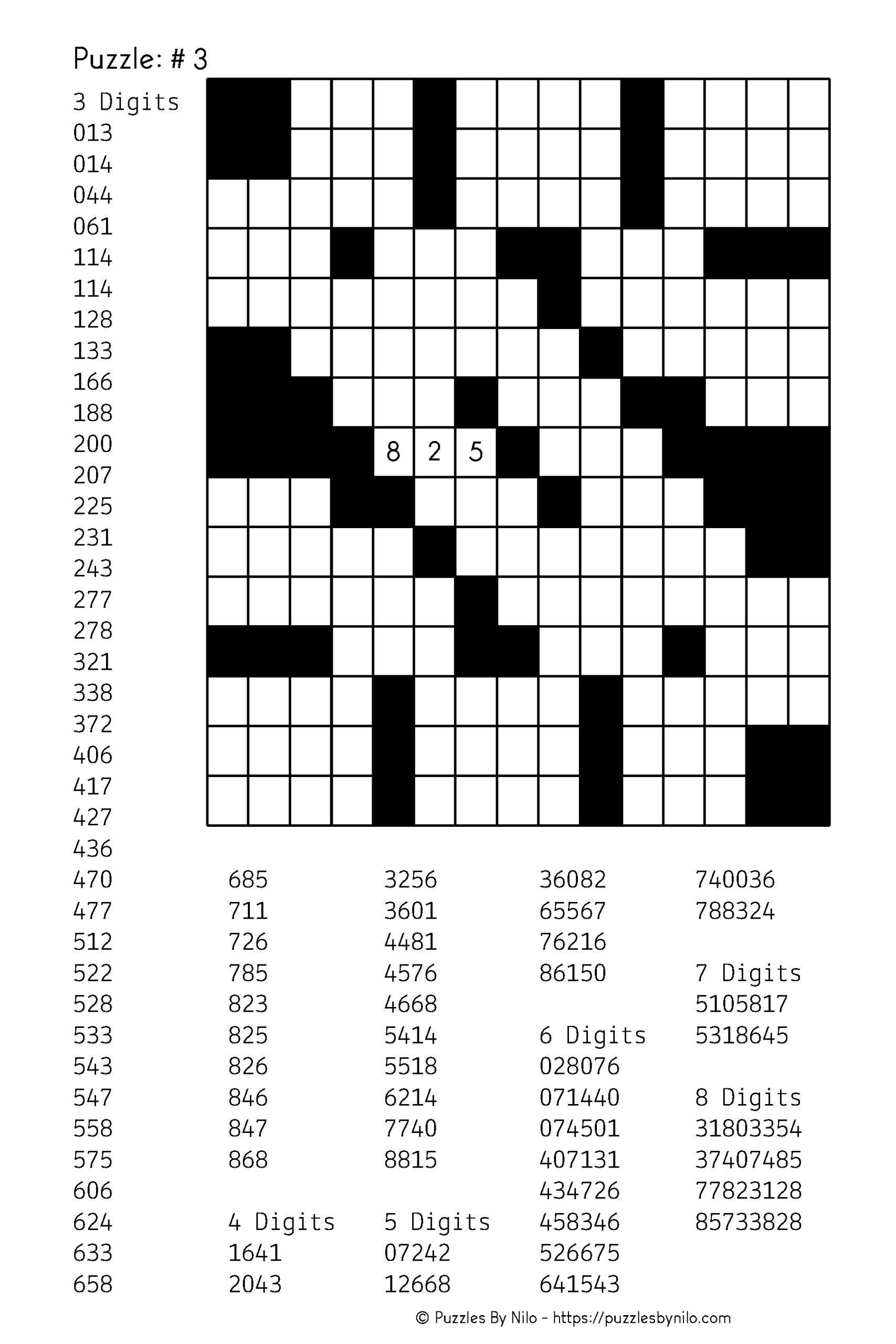 Free Printable Fill In Crossword Puzzles Printable Crossword Puzzles 