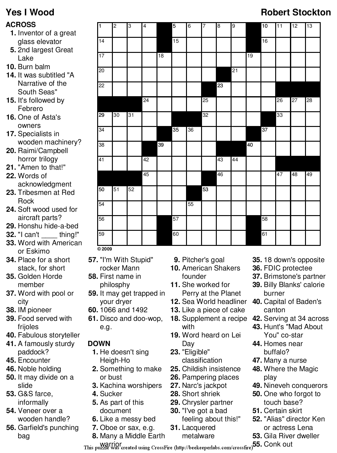 Free Printable Jumbo Crossword Puzzles Printable Crossword Puzzles