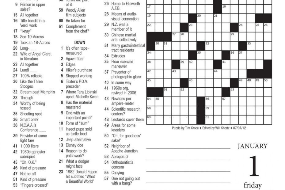 Free Printable Large Print Crossword Puzzles M3U8 Free Printable