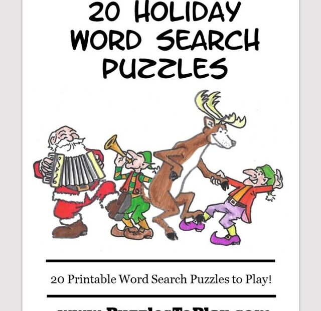 Free Printable Puzzle Books Puzzles To Play