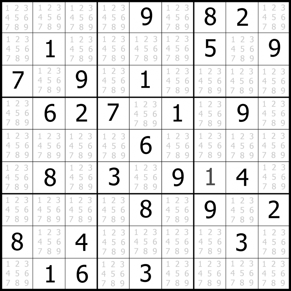 Free Printable Sudoku Puzzles With Answers Mensnova