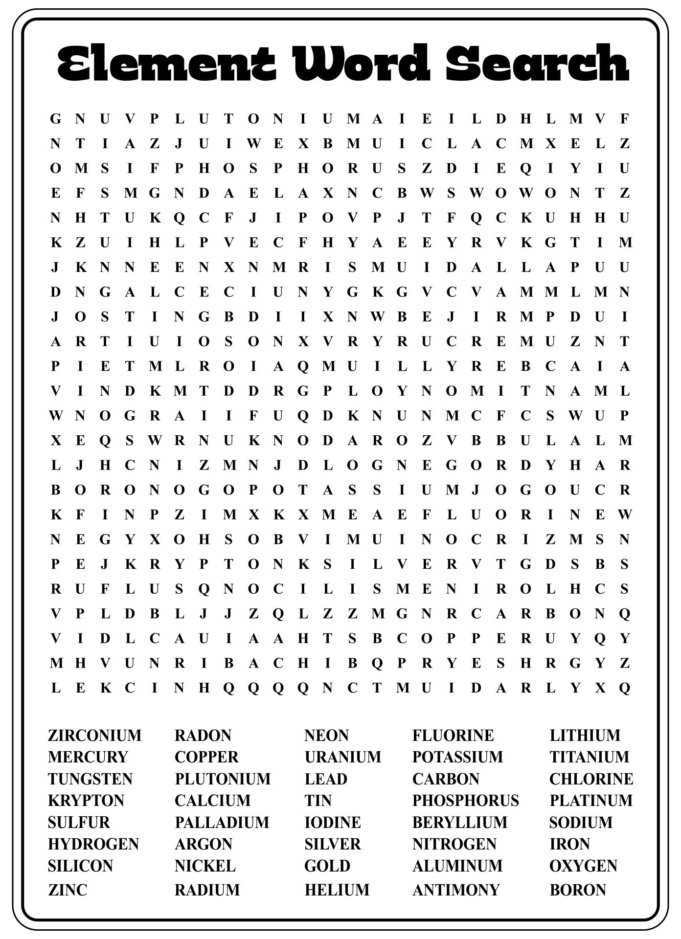 Free Word Search Puzzles Printable Pdf Word Search Maker