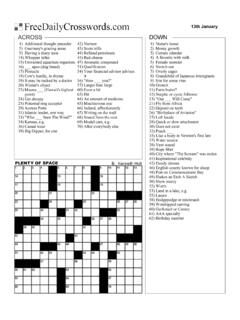 FreeDailyCrosswords Freedailycrosswords pdf PDF4PRO