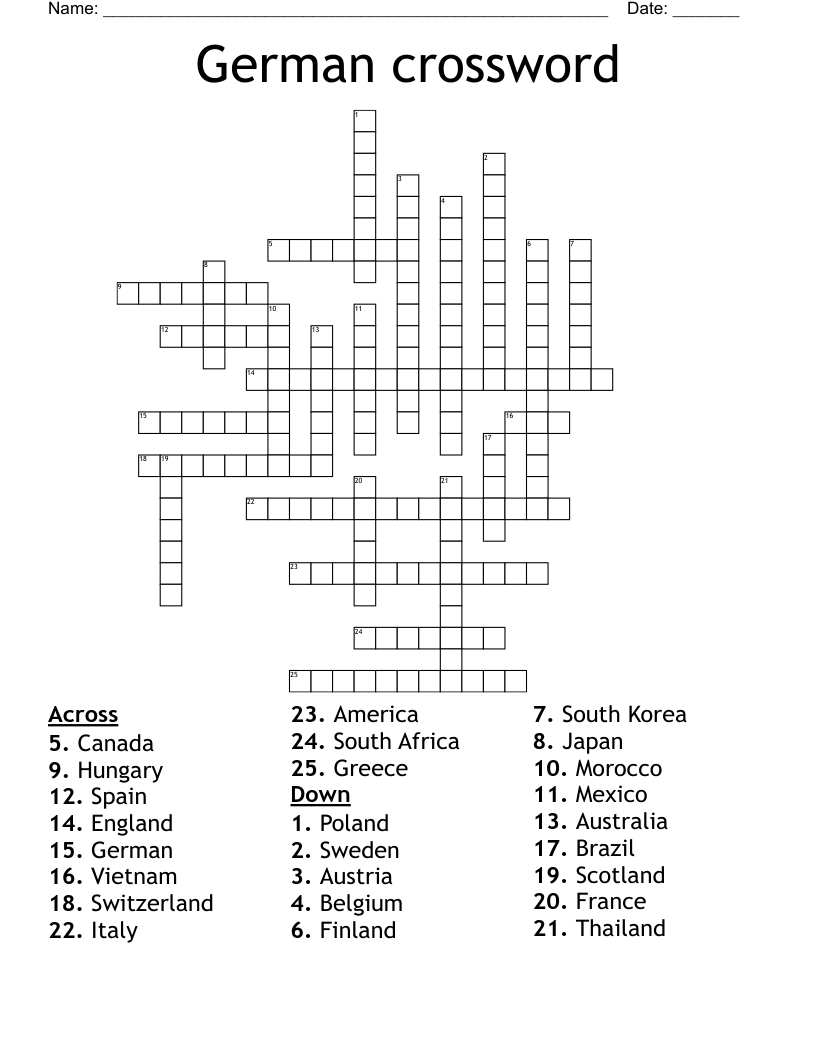 German Article Crossword Clue BAHIA HAHA