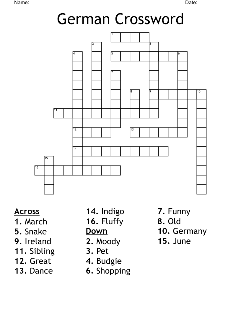 German Article Crossword Clue BAHIA HAHA